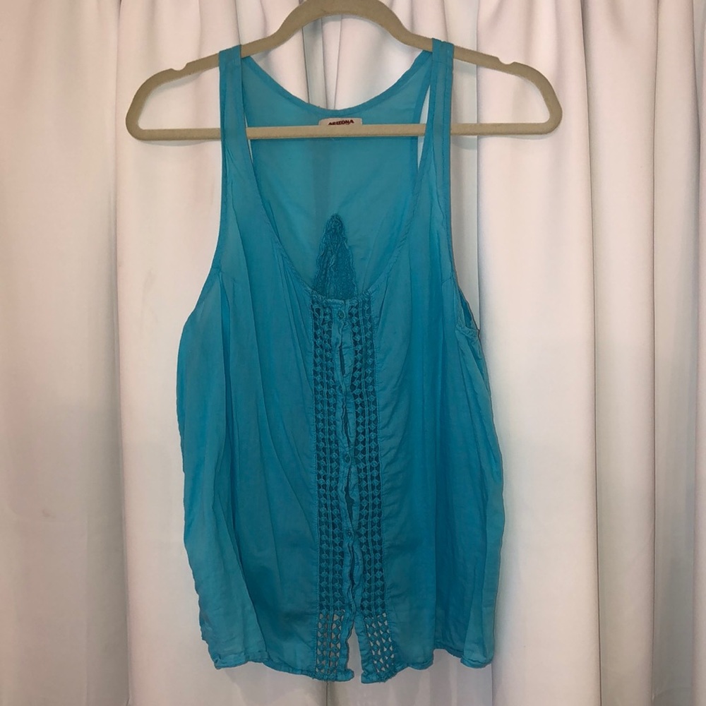 Bohemian style racerback top